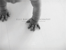 Tablet Screenshot of ellebakerphotography.com